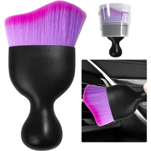 Soft Bristle Car Vent Cleaning Brush Interior Car Detailing Washing Tool Sweeping for Computer or Car