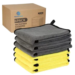 Soft Carwash Absorbent Dual Sided Multipurpose Detailing Household Microfiber Cleaning Cloth Cars Drying Towel