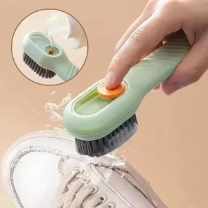 Soft Clothes Sneaker Cleaning Multifunctional Liquid Shoes Brushes with Dispenser