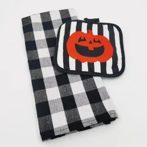 Soft Gingham Plaid Tea Towels Cotton Linen Absorbent Dish Hand Towels Washable Reusable Kitchen Cleaning Towels