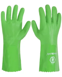 Soft Green Chemical Resistant Dish Washing Kitchen House Chemical Industrial Work Latex Rubber Household Gloves