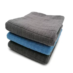 Soft Kitchen Cleaning Cloths Microfiber Weft Grid Towels Are Reusable