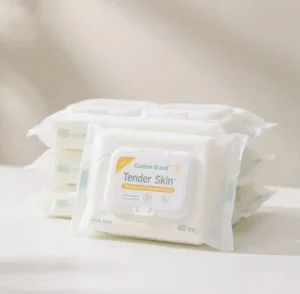 Soft Non Woven Baby Wet Wipes 15x20cm 80 Count Household Pack for Sensitive Skin Care Gentle Alcohol Free Pure Water Organic