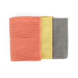 Soft Reusable Microfiber Kitchen Cleaning Rags Scratch Proof Lint Free Quick Dry Dish Towels Strong Oil Absorbent Cloths