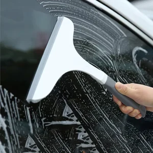 Soft Scraper Window Cleaner Plastic Handle Home Bathroom Shower Glass Wiper Squeegee for Glass Cleaning
