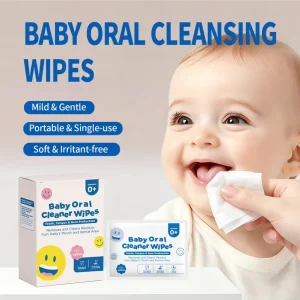 Soft Textured Baby Gum Wipes Individually Packed for Travel Home Use Baby Tooth Wipes