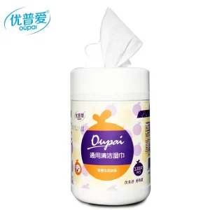 Soft Thick 120 Counts Tub Pack General Purpose Daily Use Cleansing Hand Face Surface Custom Logo Disposable Wet Tissue