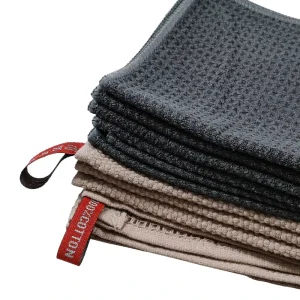 Soft Waffle Weave Towel Highly Absorbent Quick Drying 100% Cotton Cloth for Home Hotel Restaurant