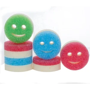 Soft in Warm Water Hard in Cold Deep Cleaning Dishwasher Safe Multi Use Scratch Free Odor Resistant Scrub Sponges Kitchen Sponge