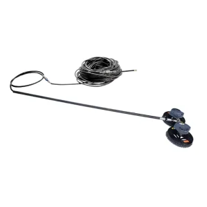 Solar Panel Cleaning Dual-head Brushes Included 50m Water Pipe and Long Telescopic Rod of Different Size