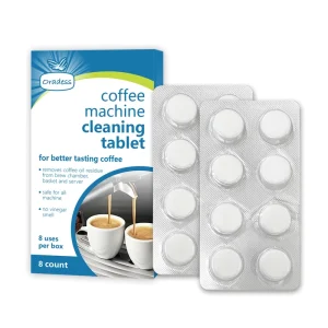 Solid Coffee Machine Cleaner Tablets Lemon Fragrance Oxygen Based Formula for Gentle Powerful Descaling Easy Use