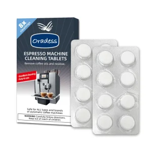 Solid Coffee Machine Cleaner Tablets Rapid Dissolve Technology Lemon Fragrance for Quick Maintenance Residue Free Rinse