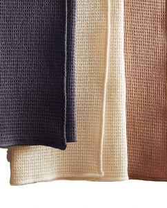 Solid Color High Quality Microfiber Waffle Weave Kitchen Towel Customized Design logo Reusable Kitchen Cleaning Cloth