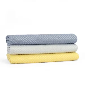Solid Color Microfiber Dish Cloth Super Absorbent Water Lint Free Anti Scratch Washable Reusable Soft Thick Towel for Kitchen