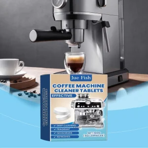 Solid Effervescent Tablets Coffee Machine Cleaner Professional Descaling Removal for Stains Calcium Dirt