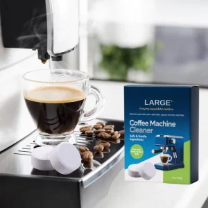 Solid Espresso Cleaning Tablets Cleaner Descaling Tablets for Coffee Machine and Maker Descaler