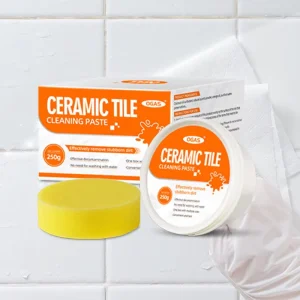 Solid Kitchen Cleaning Paste for Glazed Black Mark and Tiles Stain Removal Tile Surface Cleaner and Floor Scratch Remover