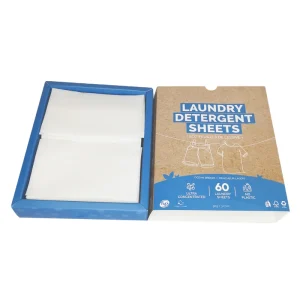 Solid No Phosphorus Detergent Performance Time saving Sustainable Laundry Detergent Sheet