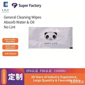 Source Factory’s Eco Friendly Non Woven Antibacterial Individually Wrapped One Time Use Hand Wipes for Restaurants Hotels OEM