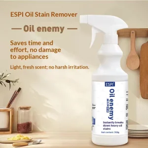 Specialized Oil Grease Remover Spray (Oil Stain Remover) for Range Hoods Heavy Duty Kitchen Cleaning De greasing Agent
