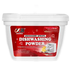 Specially Designed Eco-Friendly Kitchen Dishwashing Powder Detergent 600g Unscented Cleaning Polishing Dishwasher