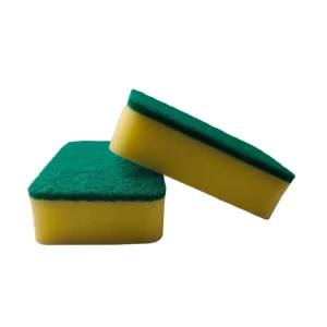 Sponge Scourer Double Sided Sustainable Kitchen Cleaning Tool