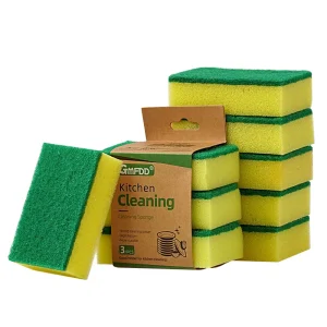 Sponge Scouring Pad Multi function Dishwashing Kitchen Scrubber Sponges for Washing Dishes Cleaning Supply