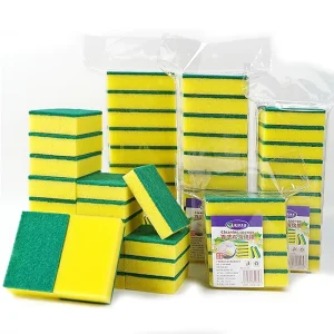 Sponge Scouring Pad Rectangle Dishwashing Sponges Scrubbing Household Stove Kitchen Cleaning Products