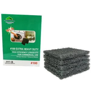 Sponge Square Cleaning Sponge Fiber Pads Kitchen Use Commercial-Specific Scouring Pad