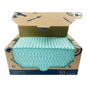 Spunlace Nonwoven Food Service Wipes Dish Cloths Multi use Cleaning Towels