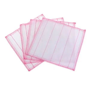 Square Bamboo Fiber Kitchen Cleaning Cloths Reusable Dish Towels Oil Strong Water Absorbent