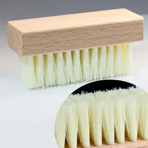 Square Beech Bristle Soft Fur Leather Shoes Cleaning Brush Horse Polisher for Dust Removal and Seat Cleaning
