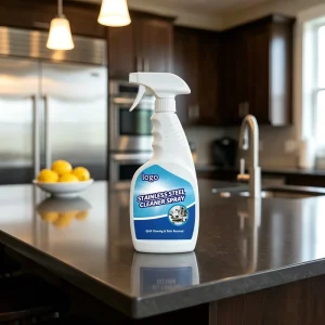 Stainless Steel Cleaner Polish Spray Plant Based Safe Ingredients Deep Stain Rust Removal Powerful Degreaser Streak Free