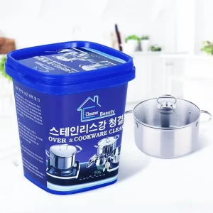 Stainless Steel Multi Surface Cleaning Paste Oven Cookware Pot Degreaser Black Scale Remover Kitchen Cleaner
