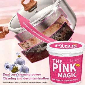 Stainless Steel Multifunctional Detergent Cleaning Paste Pot Bottom Black Dirt Household Kitchen Stain Removal Rust Removal