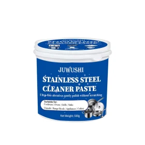 Stainless Steel Polish Paste Removes Burnt Grease From Ovens Grills Anti Rust Anti Fingerprint 500g