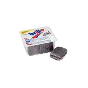 Stainless Steel Scourer Sponges Scrubber Scrubbing Steel Wool Scrubber Metal Scouring Pad for Kitchen
