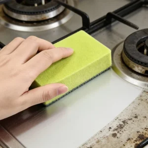 Stainless Steel Sponge Scrubber Steel Wool Non Scratch Multi Purpose Heavy Duty Glass Porcelain Cleaning Dish Scouring Pad High