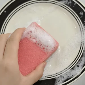 Stainless Steel Sponge Scrubber Steel Wool Non Scratch Sustainable Heavy Duty Multi-Purpose Glass Porcelain Scouring Pad
