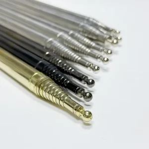 Stainless Steel Telescopic Whip Antenna Pole with 3 8 20 Male Thread Base for Radio Communication