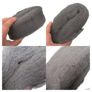 Steel Wool Fill Fabric Steel Wool Blend Hardware Cloth Gap Blocker for Holes Wall Cracks Vents in Garden House Garage