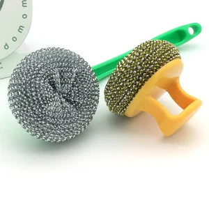 Steel Wool Scrubbers Metal Sponge Steel Wool Scrubbers Cleaning Ball for Cleaning Dishes Pots