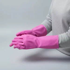 Stock Latex Medium Thickness Household Kitchen Dish Washing Gloves