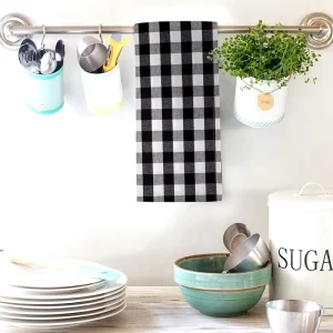 Stock Microfiber Waffle Kitchen Hand Towels Dish Cloth Highly Absorbent Cleaning Drying Dishes Tea Towel Extra Soft