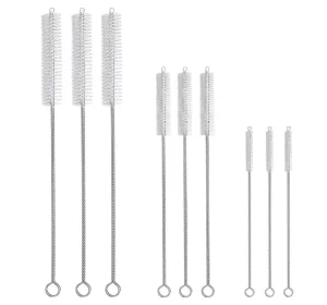 Straw Cleaner Brush Kit Extra Long Pipe Cleaners Straw Cleaning Brush for Tumblers Sippy Cups Bottles