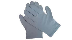 Stretch Moisturizing Gloves Cotton Spandex Wrist Length Touchscreen Gloves Needle Detected for Household Sleep Use