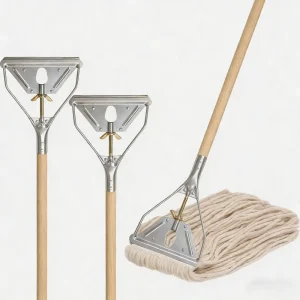String Mop for Floor Cleaning Heavy Duty Industrial Commercial Wet Mop with Extra Replacement Head
