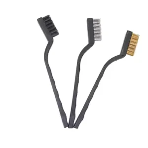 Sunshine Multifunctional Wire Crevice Cleaning Tool Hard Bristle Brush Handle for Groove Gap Cleaning Bathroom Plastic Material