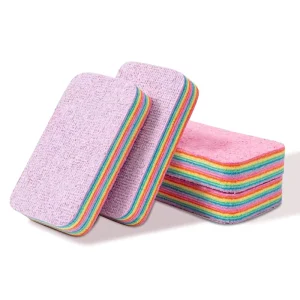 Super Absorbent 12 Layers Reusable Sponge Wipes Damp Can Be Torn Off Cleaning Dusters PVA Cleaning Cloths No Water Stains Rags