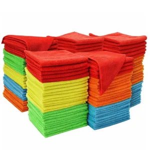 Super Absorbent 30x30cm Microfiber Cleaning Cloth Lint Free and Quick Dry for Household Car Washing for Water and Dust Removal